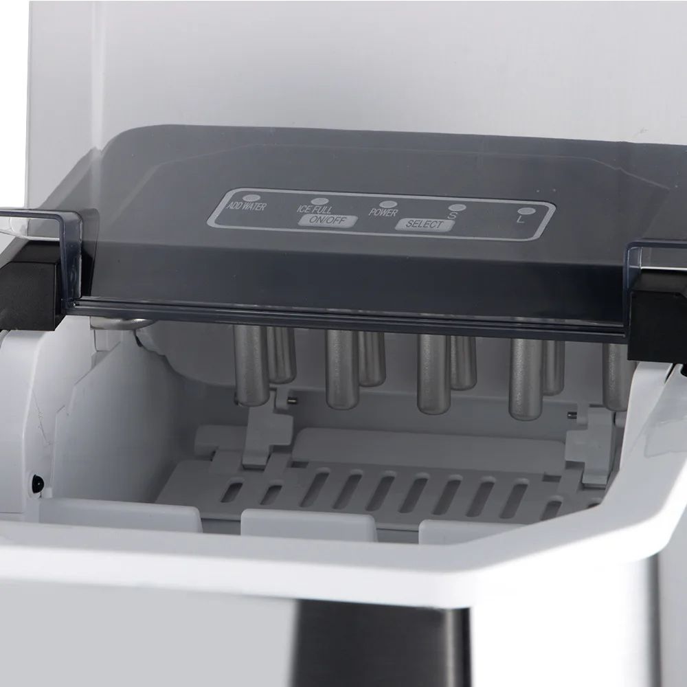 Portable Ice Maker Machine Small With Scoop And Removable Basket 12Kg/H Countertop Ice Machine