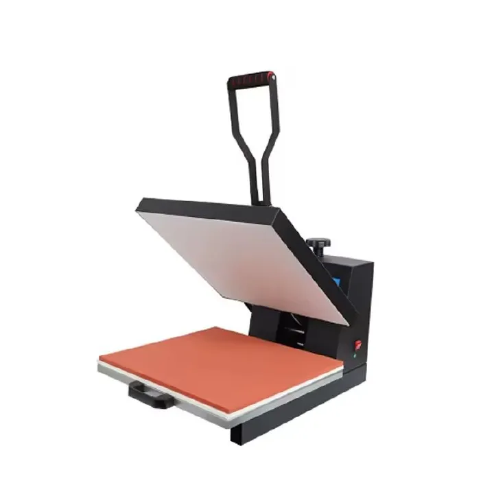 Flat Manual Operate Ironing Press Heat Press Machine For T-Shirts Clothing Personalized Custom Digital Flatbed Transfer