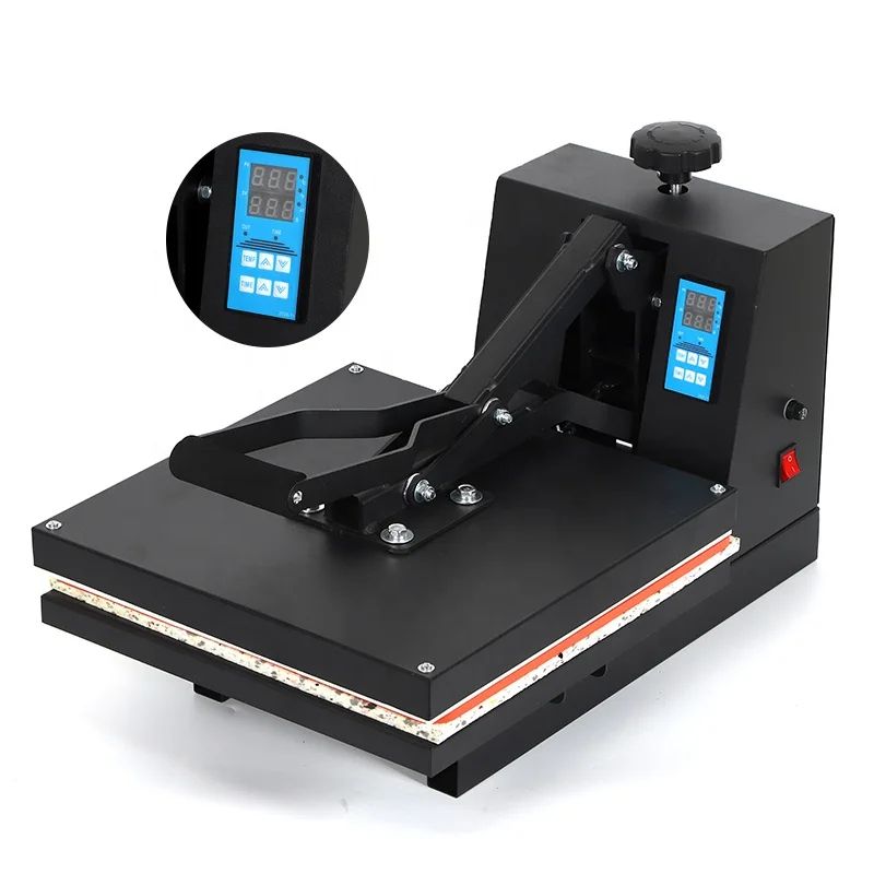 38x38CM Heat Press Machine – A3 Flatbed Sublimation Printer for T-Shirts & Clothing