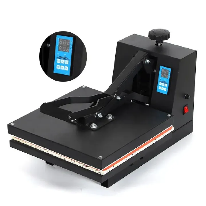 38x38CM Heat Press Machine – A3 Flatbed Sublimation Printer for T-Shirts & Clothing