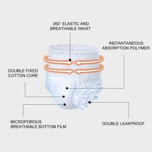 Pullup Pant Disposable Adult Diaper - 10pcs