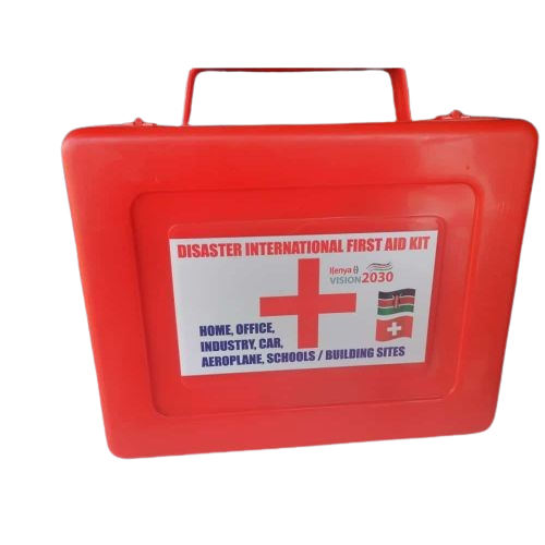 Car First Aid Kit - Red.