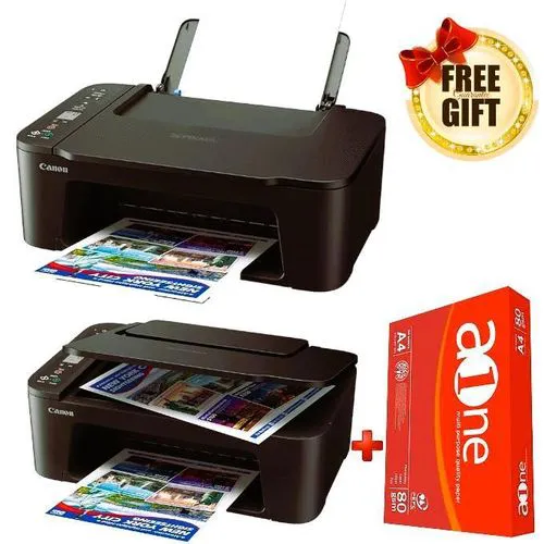 (GET FREE REAM PAPER & FREE PRINTER CABLE)Canon Pixma TS3640 Wireless Printer Print, Copy and Scan Printer + Free Ream Paper and Free Printer Cable.
