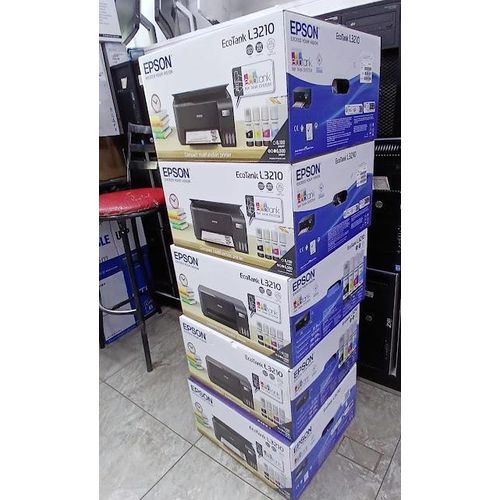 (GET FREE PRINTER CABLE) Epson L3210 A4 Printer-3-in-1 Print, Copy, Scan All-in-One Printer + Free Printer Cable