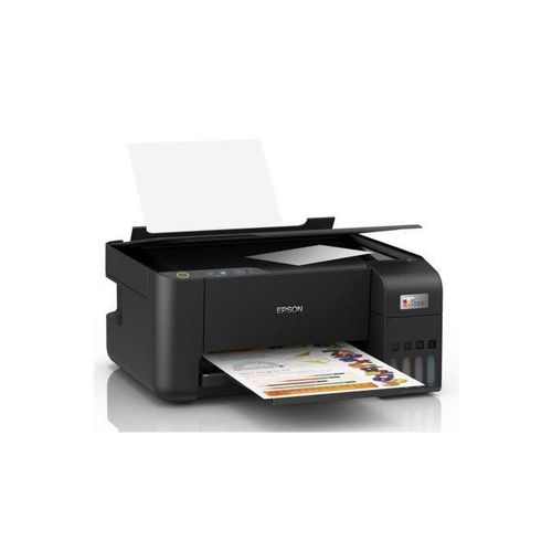 (GET FREE REAM PAPER A4 SIZE, FREE PRINTER CABLE & FREE 32GB FLASH DRIVE) Epson L3210 A4 Printer-3-IN-1 Print, Copy & Scan All-in-One Printer