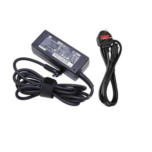 (COMPLETE WITH FLOWER CABLE )HP Big Pin Charger 65W Complete With Cable for EliteBook 840 G1/G2, 820 G1/G2, 640 G1, 650 G1, 850 G1/G2 – 19.5V 4.62A Adapter Complete with Power Cable