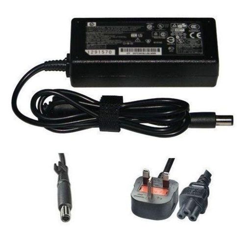 (COMPLETE WITH FLOWER CABLE )HP Big Pin Charger 65W Complete With Cable for EliteBook 840 G1/G2, 820 G1/G2, 640 G1, 650 G1, 850 G1/G2 – 19.5V 4.62A Adapter Complete with Power Cable