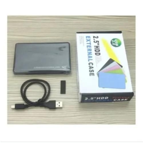 2.5" SATA 2.0 USB HDD Enclosure case. A compact external enclosure that lets you easily convert a 2.5″ SATA hard drive or SSD into a portable USB drive. Plug-and-play design with USB 2.0 connectivity,