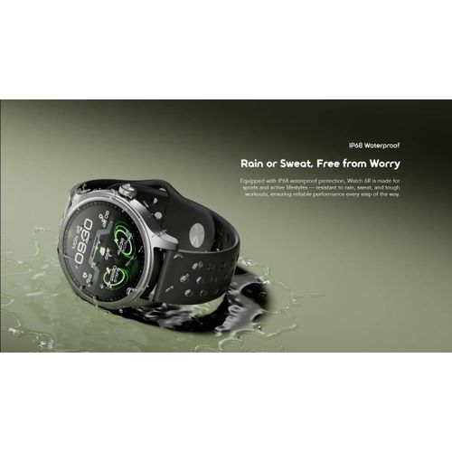 Oraimo Watch 6R Smart Watch Waterproof, Phone Calling Bluetooth, Heartrate, Health Wireless Smart Watch For Fitness & Smart Features(Oraimo Watch 6R Bluetooth Calling Smart Watch - OSW-823)