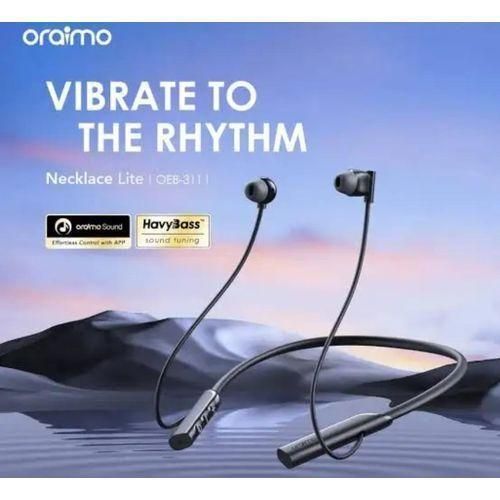 GET NEW EDITION BRAND NEW ORIGINAL Necklace Oraimo OEB-311 Necklace, Lite Call Vibration Wireless Headphones Battery Capacity: 220mAh (Oraimo Necklace Lite OEB-311 Neckband Wireless Earphone.)
