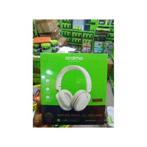 GET THE LATEST EDITION BRAND NEW Oraimo BoomPop Lite OHP-317 Over-Ear Bluetooth Headphones – 65 Hours Playtime, Deep Bass, Foldable Design (Oraimo Boompop Lite OHP-317 65hrs Long Playtime Headphone)