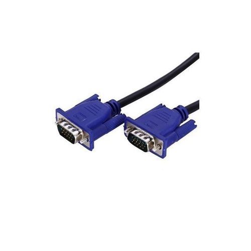 GET 1.5M VGA CABLE A standard analogue video cable for connecting computers, laptops, or other VGA‑equipped devices to monitors, projectors, or TVs. It features 15‑pin connectors on both ends