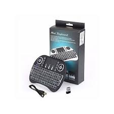 GET NEW VERSION Smart TV & Android Tv Box Wireless Mini Keyboard 2.4G with TouchPad Mouse, Universal Remote - Black(2.4GHz Mini Wireless BLUETOOTH Keyboard With Touchpad LED Backlit FOR TV PC)