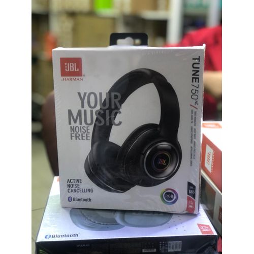 JBL TUNE 750NC ACTIVE NOISE CANCELLING HANDS-FREE CALLS, VOICE CONTROL HEADPHONE,PURE BASS SOUND, 15 HOURS OF BATTERY LIFE(Jbl Tune 750 wireless headphones -Noise cancelling)