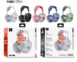 JBL Tune 118BT Wireless Bluetooth Headphones – Pure Bass Sound, Easy Bluetooth Pairing, JBL Headphones App Sound Tuning, Hands-Free Calls, Long Battery Life, Compatible with Android & iPhone
