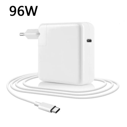 Apple -Apple USB-C 96W Power Adapter for 14-inch MacBook Pro (2021) or 13-inch MacBook Pro using a USB-C to MagSafe 3 Cable or USB-C Charge Cable(Apple 96W USB C Power Adapter Charger For MacBook Pro)