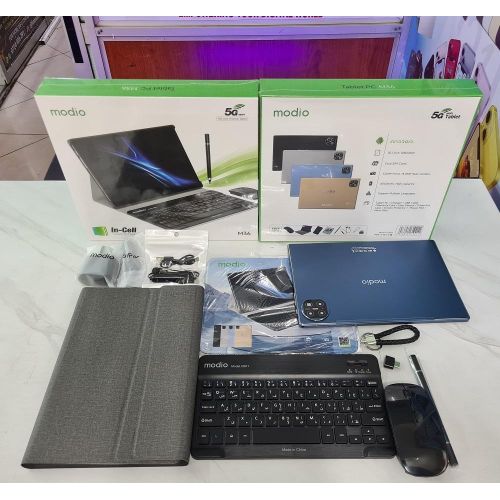 Modio M36 Tablet PC 12GB RAM 512GB ROM virtual storage 10.1 Inches In Cell, Dual Sim, Dual cameras, Wireless Keyboard and Mouse, Flip case cover(Modio M36 12GB 512GB 5G WIFI 10.1INCHES DUAL SIM CARDS)
