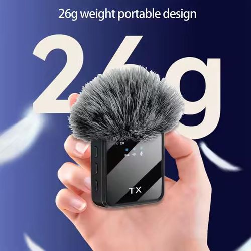 ORIGINAL F11-2 Universal Wireless Microphone For Vlogging, Podcasting, And Content Creation Across Platforms-Fengman F11-2 Wireless Lavalier Mic – 3-in-1 Receiver, Noise Reduction, Long Battery.