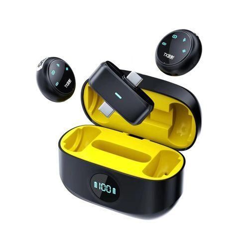 ORIGINAL K31 Pro Lavalier Wireless Microphone noise cancellation long Battery Life, Plug and Play, Clip-on Design magnetic buckle Portable Lapel Mic Charging case for multi-purpose use