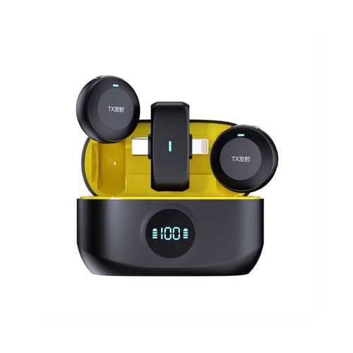 ORIGINAL K31 Pro Lavalier Wireless Microphone noise cancellation long Battery Life, Plug and Play, Clip-on Design magnetic buckle Portable Lapel Mic Charging case for multi-purpose use