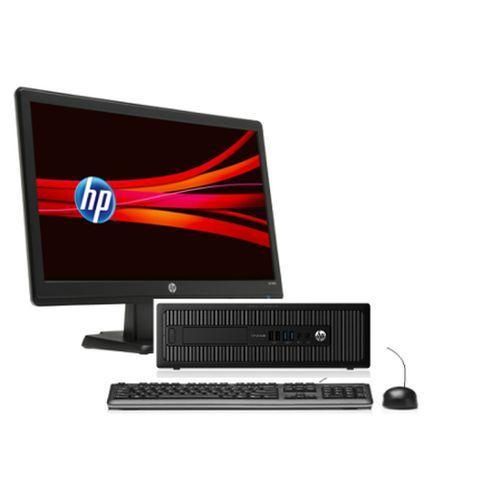 (GET FREE MOUSE PAD)HP REFURBRISHED ELITEDESK COMPLETE SET Desktop PC – Intel Core i5-4500, 4GB RAM, 500GB HDD, Windows 11 Pro and Office Activated + 19” Monitor, Keyboard & Mouse,2 Power cables & VGA