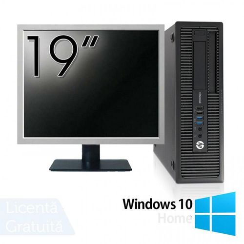 (GET FREE MOUSE PAD)HP REFURBRISHED ELITEDESK COMPLETE SET Desktop PC – Intel Core i5-4500, 4GB RAM, 500GB HDD, Windows 11 Pro and Office Activated + 19” Monitor, Keyboard & Mouse,2 Power cables & VGA