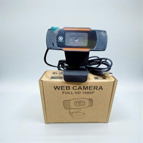 Full HD Plug and Play 1080P USB Webcam with Built-in Microphone for Clear Video Chat and Remote Office Communication-Full HD 1080P PC Webcam with Clear Audio Mic, Plug & Play USB Connection