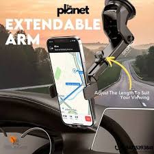 Oraimo Hydra 4 Super Suction 360° Flexible Gooseneck Universal Car Phone Holder Car Mount OCM-13-Oraimo OCM-12 Hydra 3 Universal Car Phone Holder Secure Car Mount Stand