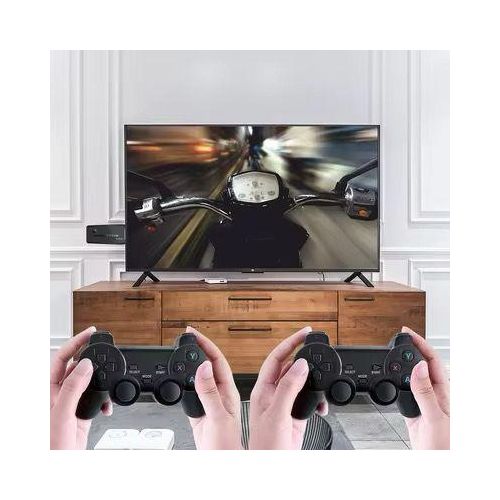 M15 4K Retro Game Stick Mini Console 20000+ Built-In Games HDMI Plug & Play Wireless Controllers 2 Player TV Gaming System-M15 Wireless 4K Game Stick TV Home Joystick Gamepads 20+Simulators 2000 games