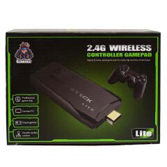 Retro M8 4K Gaming Console Stick – 64GB Or 32GB Storage, Built-in 10000/3550 Games, 2.4GHz Wireless Controllers – Supports PS1, GBA, Arcade Classics, TV HDMI Output-M8 Retro HD 4K TV Video Game Stick