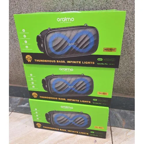 Oraimo SpaceBox Pro OBS-682 Portable Wireless Speaker -80W Supreme Bass & 20hrs Playtime-Oraimo SpaceBox Pro – 80W Wireless Speaker with Karaoke Support, Deep Bass, Long Playtime