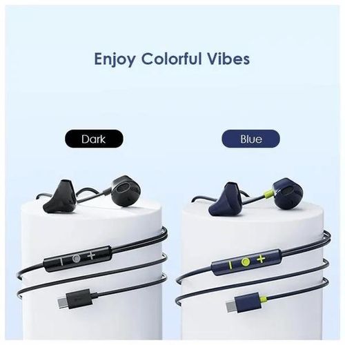 Oraimo Halo Airy OEP-650 – Type-C Earphones With Ultimate Comfort And Crystal-Clear Sound-Oraimo Halo Airy Type-C Wired Half-In-Ear Earphones with Deep Bass, 3-Button Remote & Durable Design.