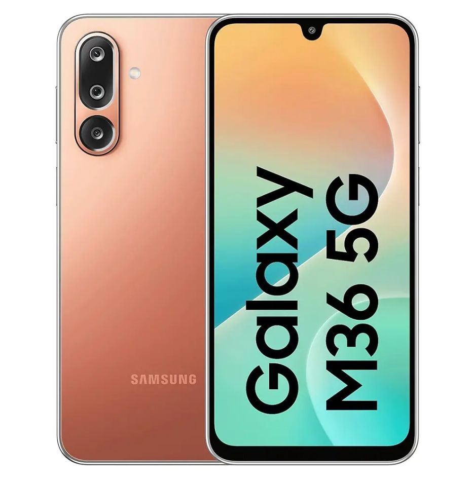 [Tech Week Deal🔥🔥] Samsung Galaxy M36 5G 128GB+8/6GB Super AMOLED 6.7" Super AMOLED Display (50+8+2)MP Camera 5000mAh Battery 25W Charging Dual SIM Android 15 +(6 OS Updates) AI Smartphone