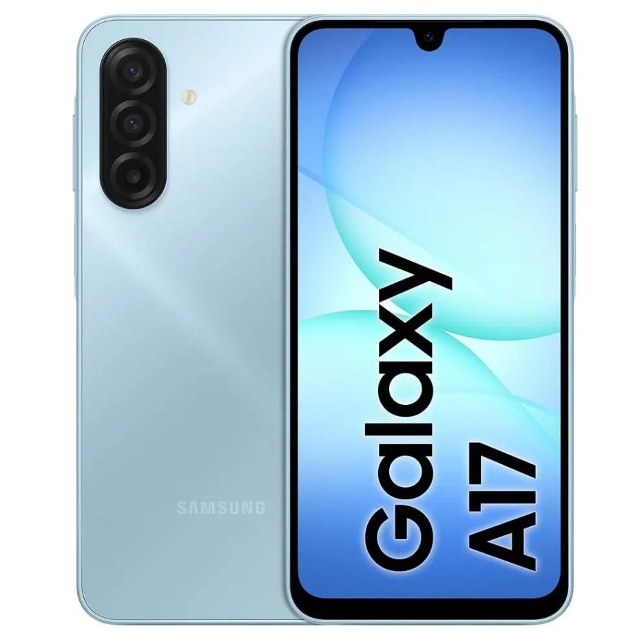 [New Arrival] Samsung Galaxy A17 128GB+8(4+4)GB 6.7" 90Hz Super AMOLED Display Dual SIM (50+5+2)MP Camera 5000mAh Battery 25W Charging IP54 Fingerprint Unlock (6 OS Updates) Smartphone