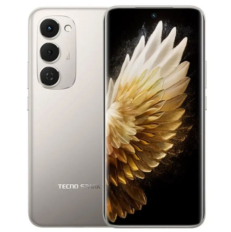TECNO Spark 40 Pro Plus 256GB+16(8+8)GB 6.78" 144Hz Curved AMOLED Display 50MP Camera 5200mAh Battery 45W Charging 30W Wireless On-Screen Fingerprint Dual SIM Spark 40 Pro+ Smart AI Smartphone