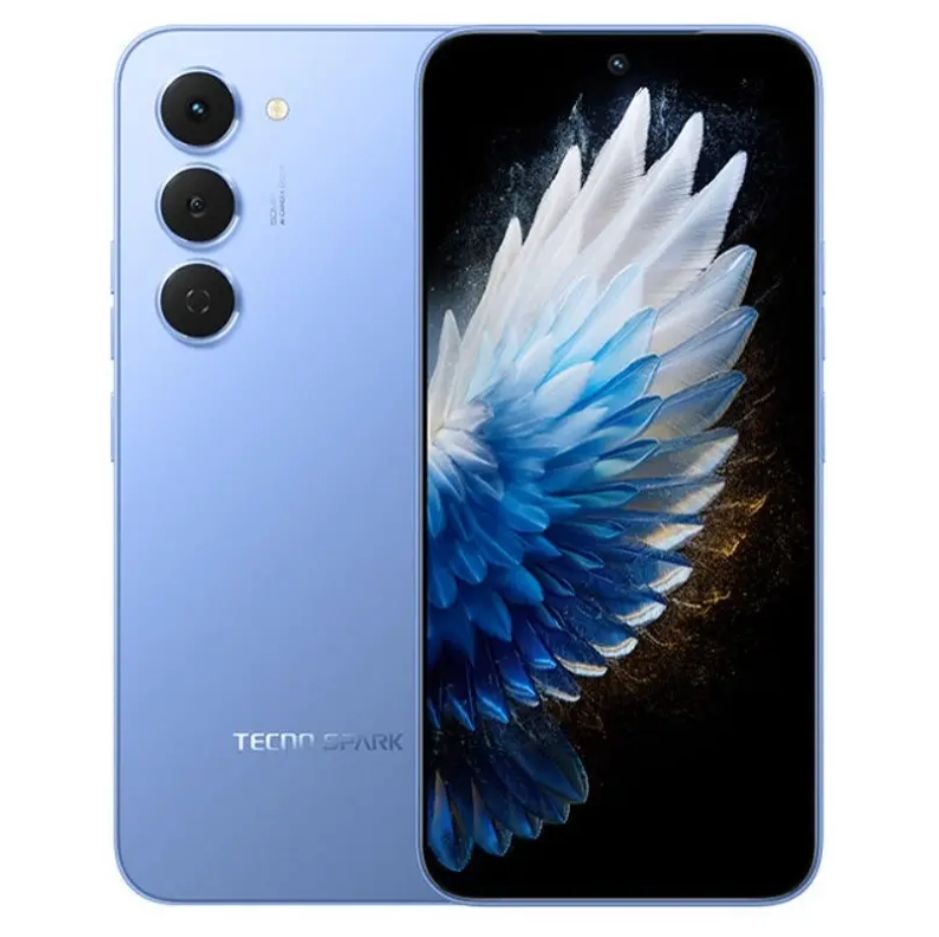 TECNO Spark 40 Pro 128GB+16(8+8)GB Dual SIM 6.78" 144Hz AMOLED Display 50MP Camera 5200mAh Battery 45W Fast Charger On-Screen Fingerprint IP64 Gorilla Glass 7i MTK Helio G100 Ultimate AI Smartphone