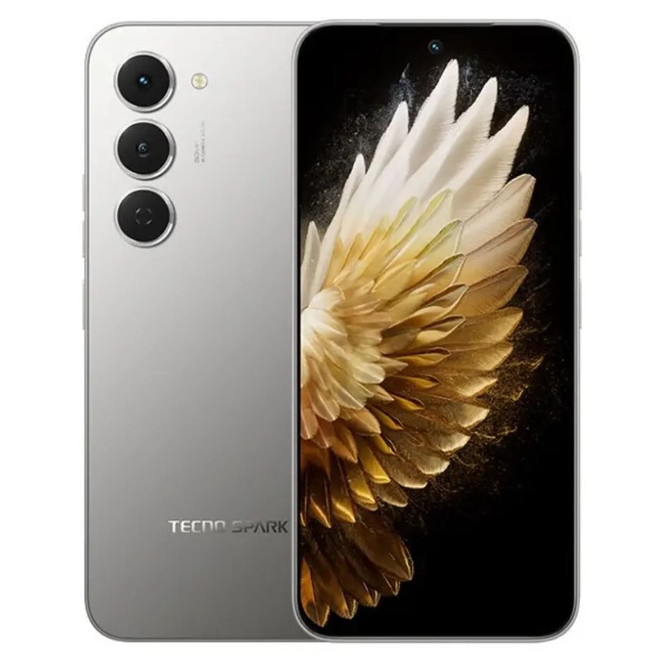 TECNO Spark 40 Pro 128GB+16(8+8)GB Dual SIM 6.78" 144Hz AMOLED Display 50MP Camera 5200mAh Battery 45W Fast Charger On-Screen Fingerprint IP64 Gorilla Glass 7i MTK Helio G100 Ultimate AI Smartphone