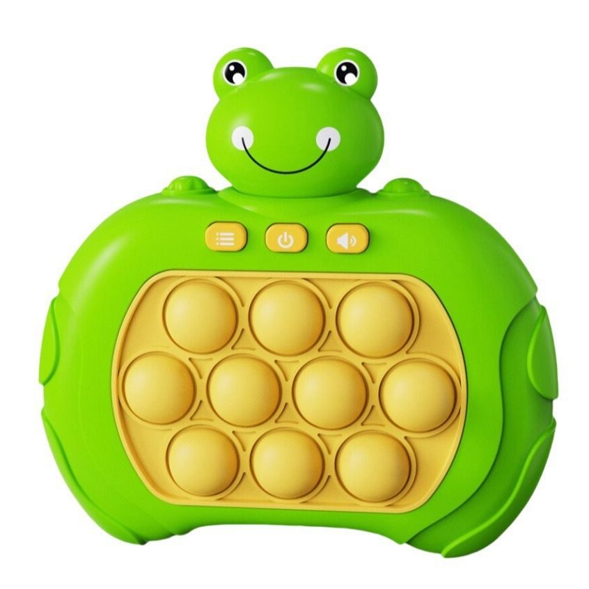 Bear Pop It Game Console - Light-Up Fast Push Fidget Toy for Kids, Hand-Eye Coordination Training