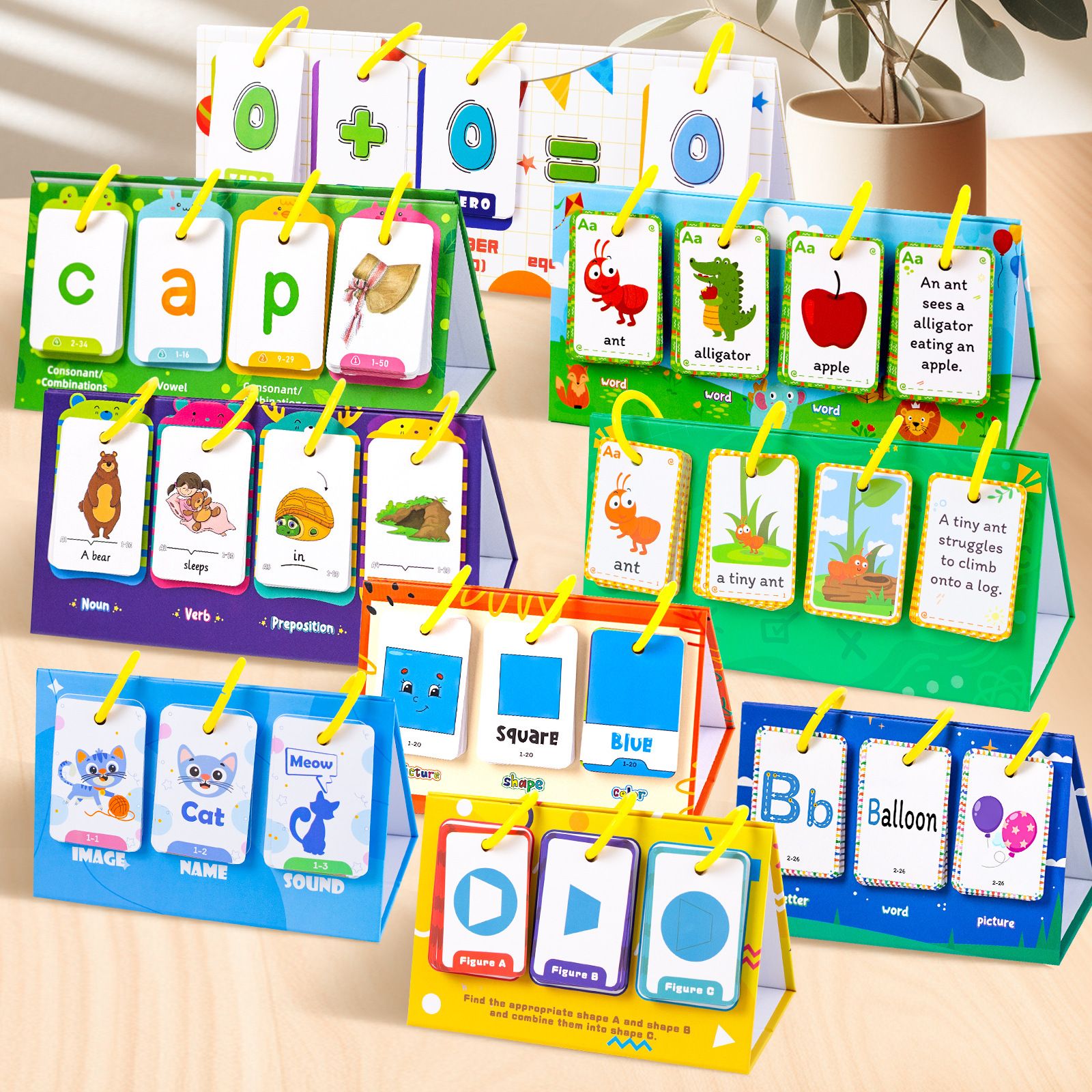 Best price for Interactive Desktop Learning Cards Set, Montessori ...