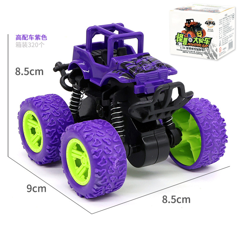 Toy Imagine™ Monster Truck Toy for Kids – Big Size Friction Powered Car with 360° Stunt Action | Off-Road Vehicle Toy for Boys Age 2–5 | Birthday & Return Gift Idea