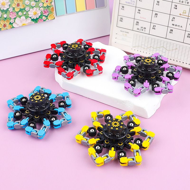 Funny Sensory Fidget Toys,Deformable Chain DIY Robot Spinners Fingertip Stress Relief Gyro Toy Birthday Gifts Easter Basket Goodie Bag Stuffers Classroom Prizes Party Favors for Kids Adults