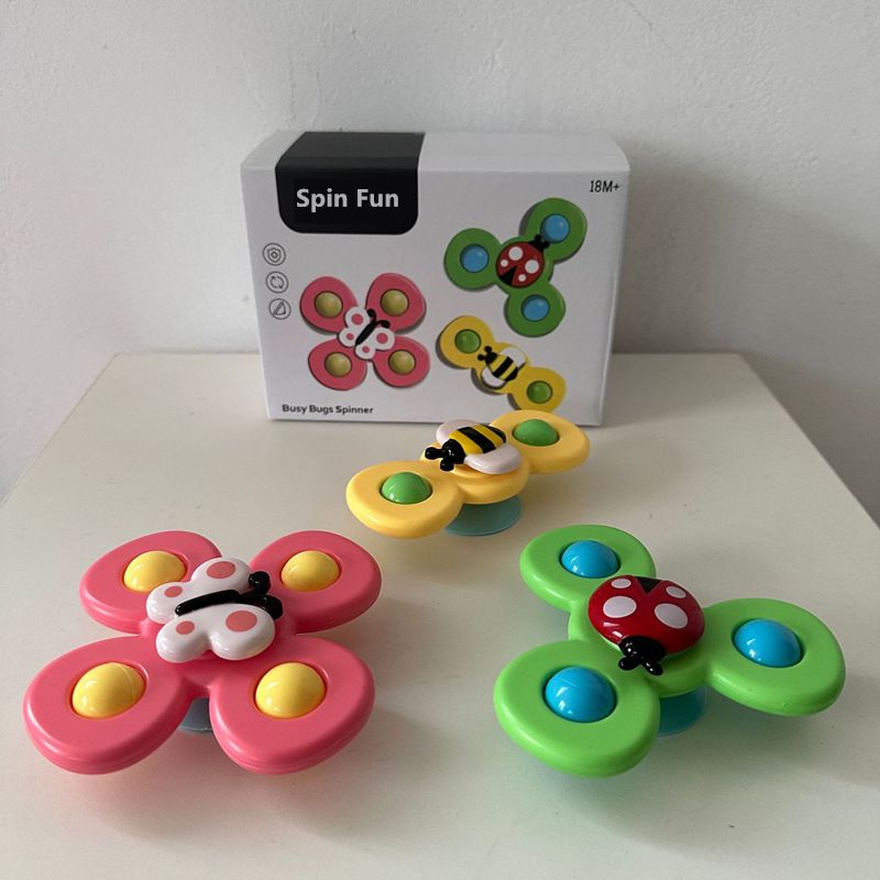 Hot Sale Baby Sucker Spinner Teether - BPA-Free Bath Toy for 1-3 Years Infants Toddlers, Educational Fidget Toy