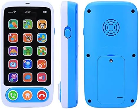 Interactive Kids Toy Phone with Light Up Screen & Sound Effects, Pretend Call Mobile Phone for Early Learning & Fine Motor Skills