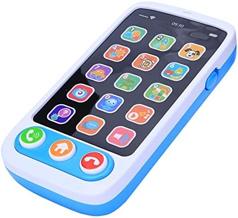 Interactive Kids Toy Phone with Light Up Screen & Sound Effects, Pretend Call Mobile Phone for Early Learning & Fine Motor Skills