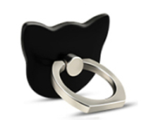 Cute Cat Ear Phone Ring Holder, 360° Rotation Finger Grip for iPhone & Android Phones
