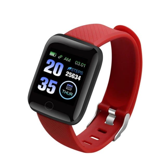 Fitness Tracker Smart Watch, Heart Rate Monitor Step Counter Waterproof Activity Tracker for Men Women