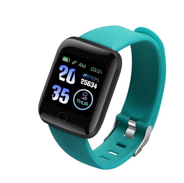 Fitness Tracker Smart Watch, Heart Rate Monitor Step Counter Waterproof Activity Tracker for Men Women