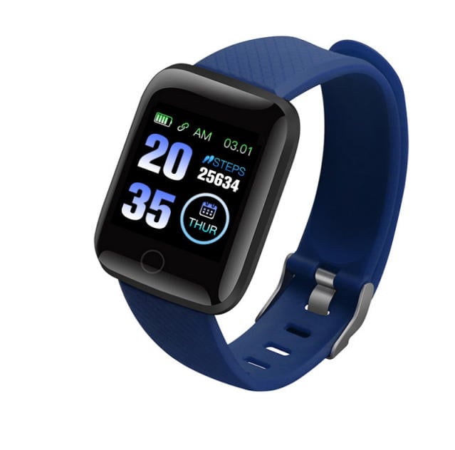 Fitness Tracker Smart Watch, Heart Rate Monitor Step Counter Waterproof Activity Tracker for Men Women