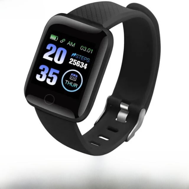 Fitness Tracker Smart Watch, Heart Rate Monitor Step Counter Waterproof Activity Tracker for Men Women