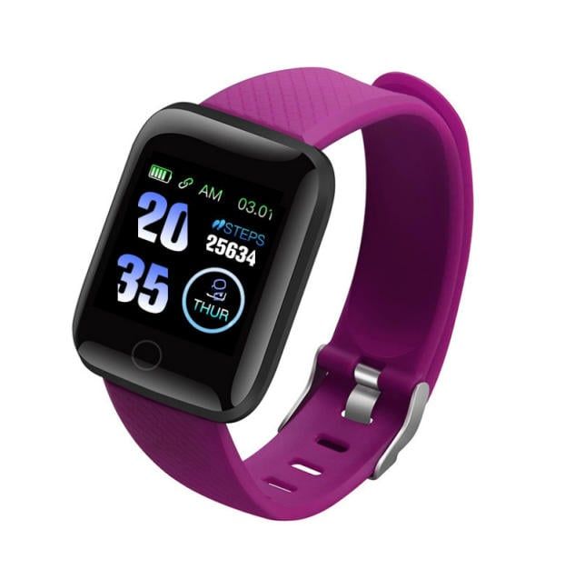 Fitness Tracker Smart Watch, Heart Rate Monitor Step Counter Waterproof Activity Tracker for Men Women